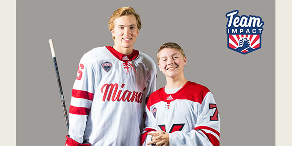 Team Impact photo - Blake and Liam