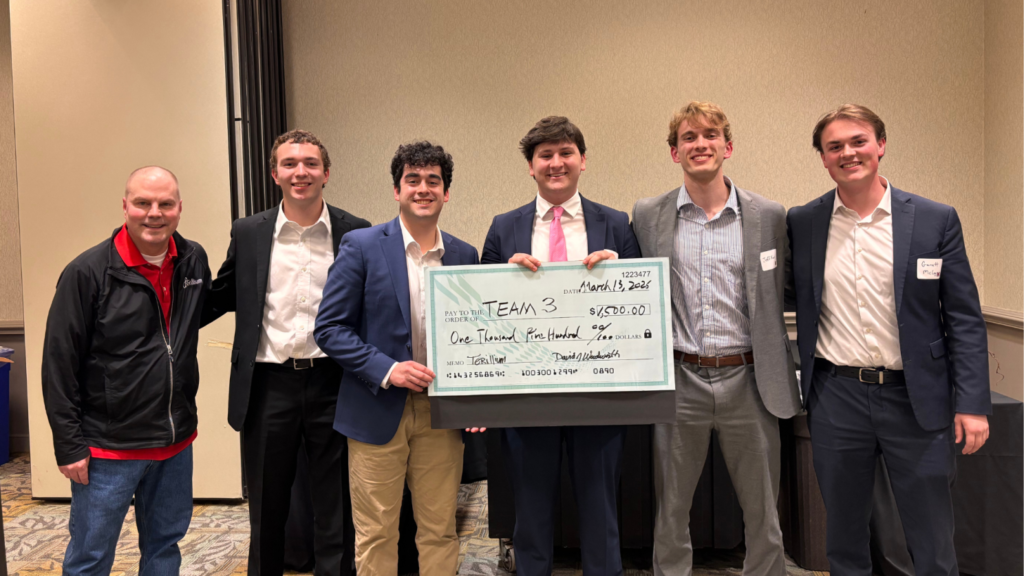 Photo of the second place team