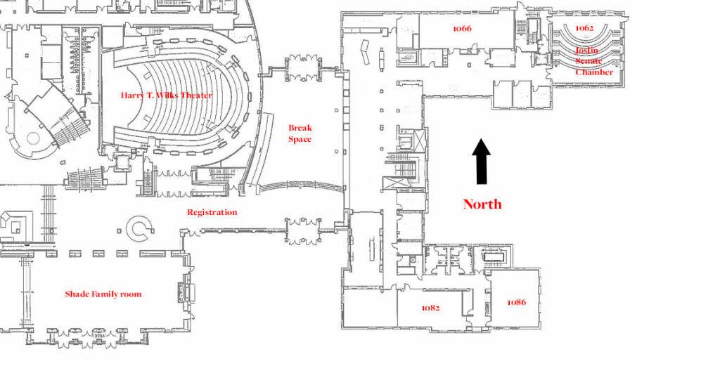 Figure 1 Map of the Armstrong Student Center's first level