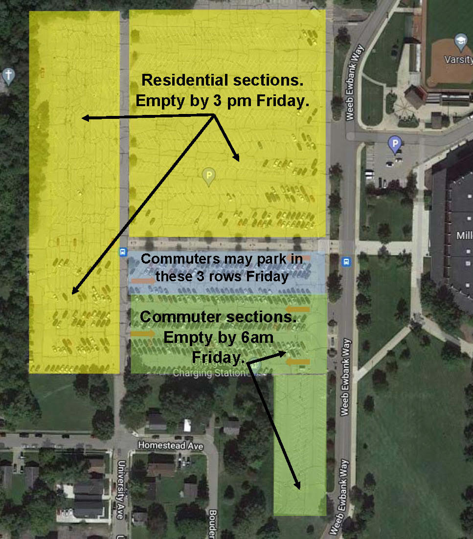 Football Parking Map