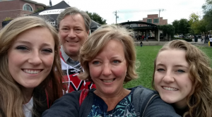 People taking a selfie together