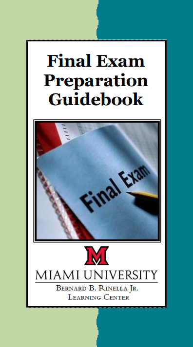 Final Exam preparation guidebook