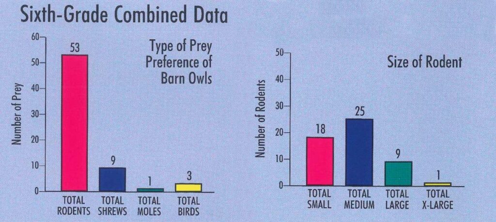 Two graphs of the sixth grade combined data.