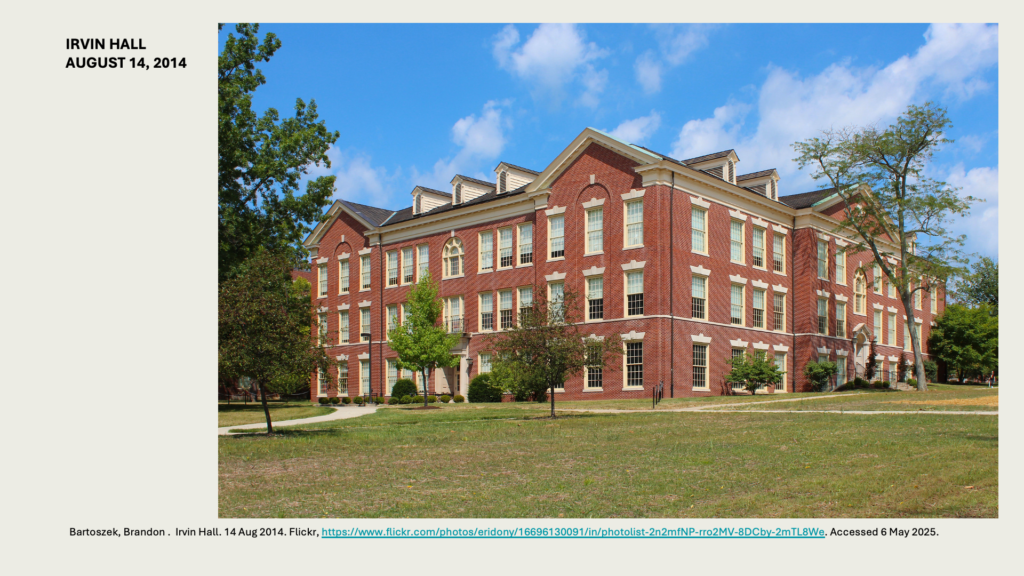 IRVIN HALL
AUGUST 14, 2014

