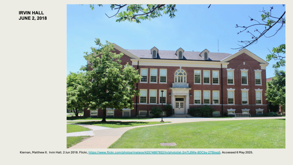 IRVIN HALL
JUNE 2, 2018
