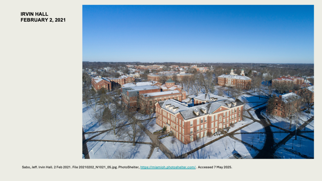 IRVIN HALL
FEBRUARY 2, 2021
