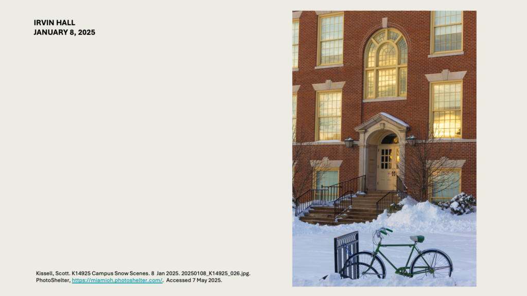 IRVIN HALL
JANUARY 8, 2025