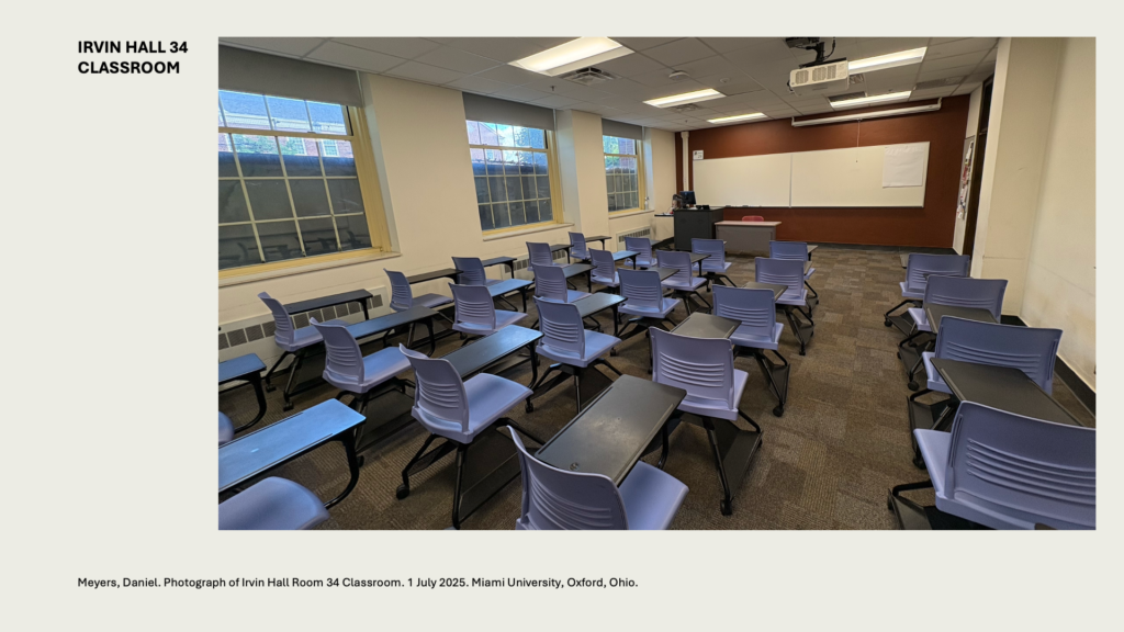 IRVIN HALL 34 CLASSROOM