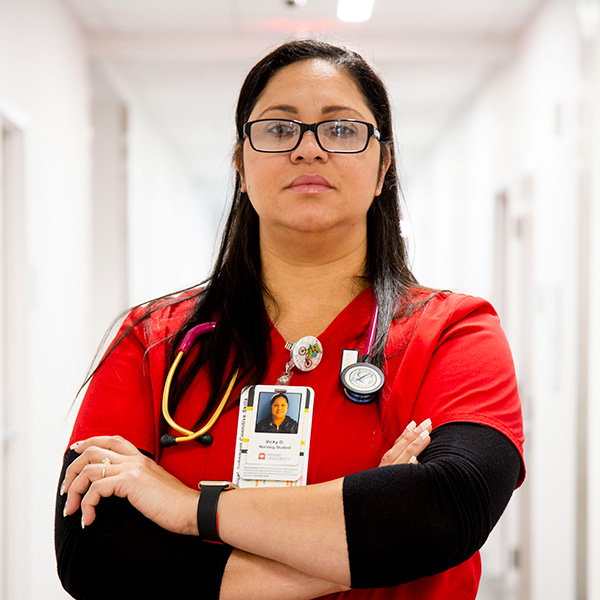 A proud family nurse practitioner