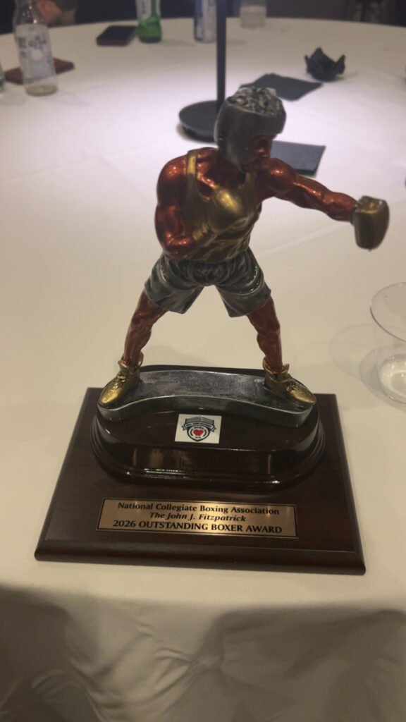 2026 outstanding boxer award trophy