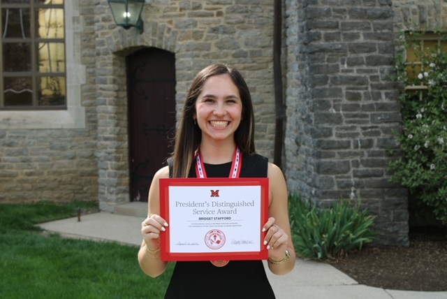 Bridget Stafford with 2026 President's Distinguished Service Award