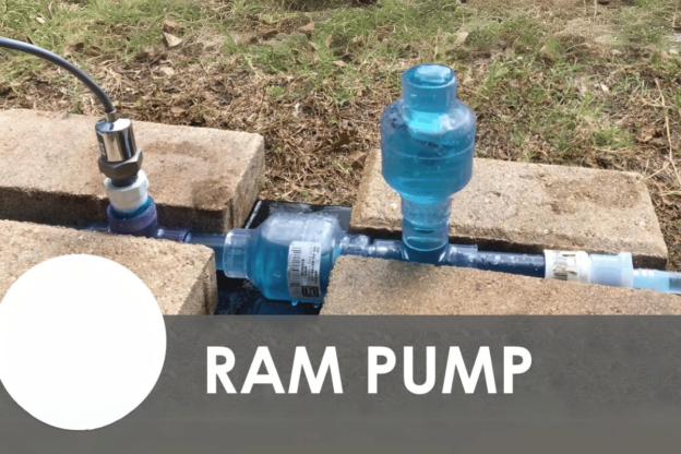 how a hydraulic ram pump works