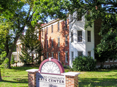 Exterior of Oxford Community Arts Center