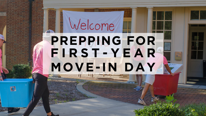 Prepping for First-Year Move In