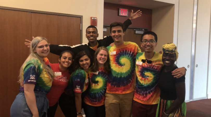 Students posing together