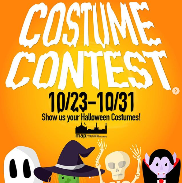 Costume Contest. 10/23 - 10/31. Show us your Halloween costumes!