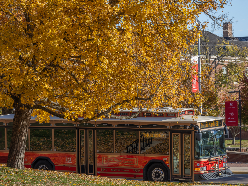 A campus bus