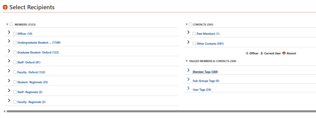 Miami Central Email and Notifications page 